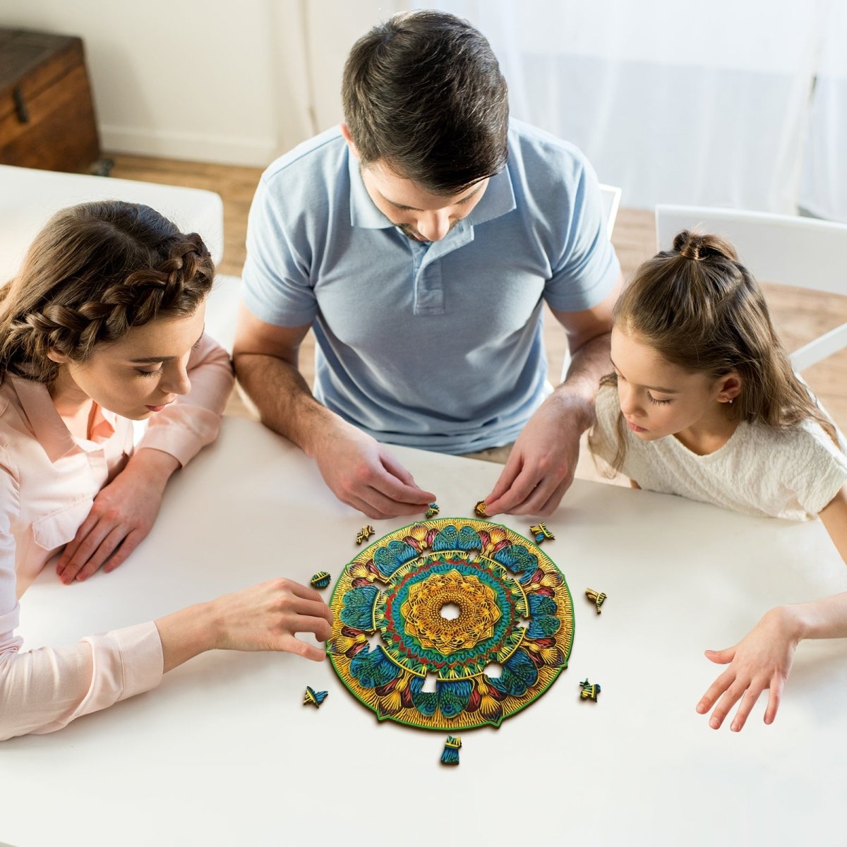 kaayee-wooden-puzzle-vintage-mandala-holzpuzzle-klein-bunt image 6