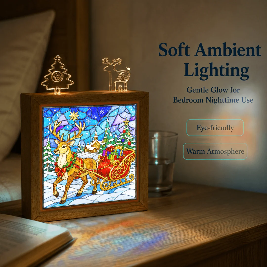 kaayee-night-light-christmas-reindeer-sleigh-nachtlicht-rentier image 5