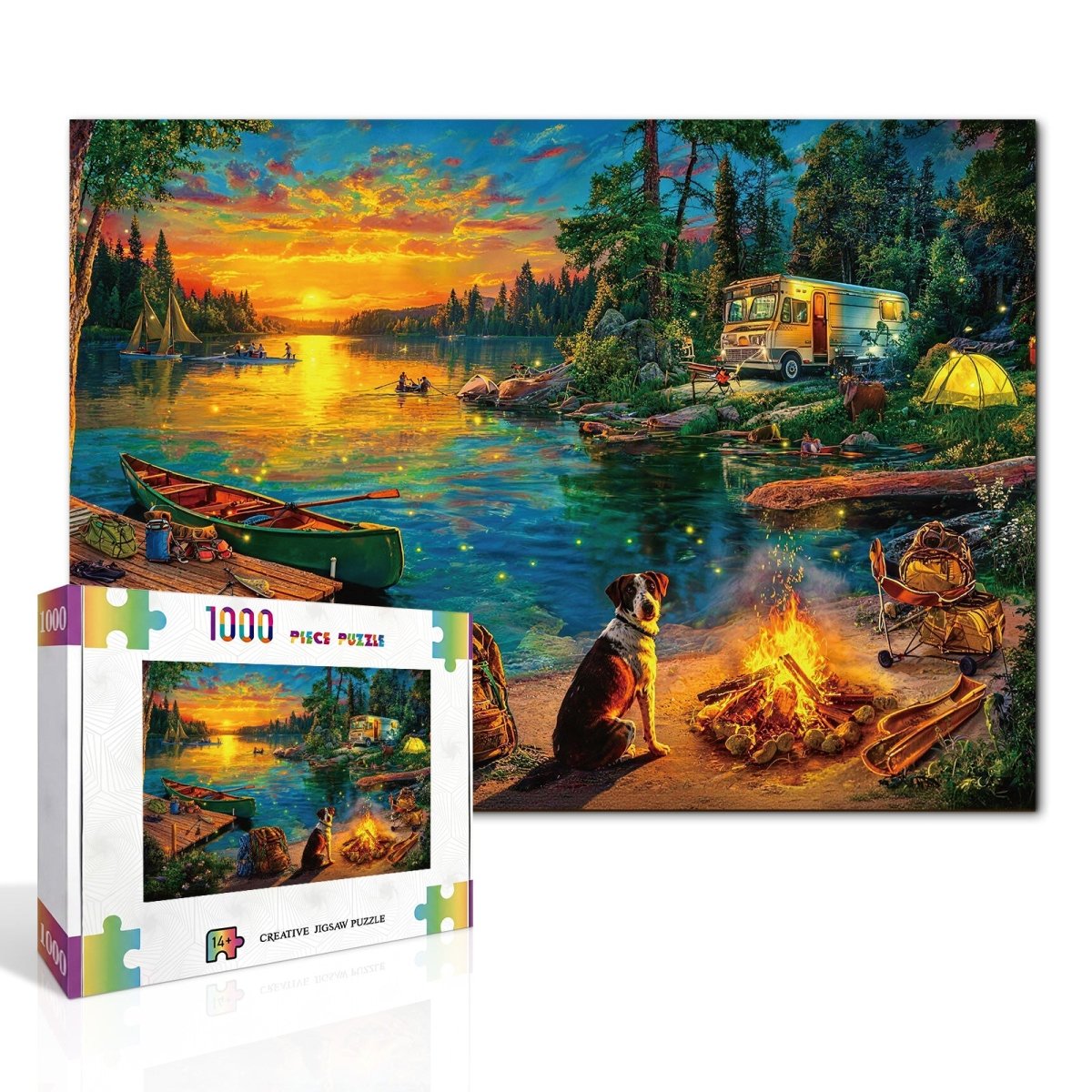 kaayee-campfire-homecoming-1000-teile-puzzle-standard image 2