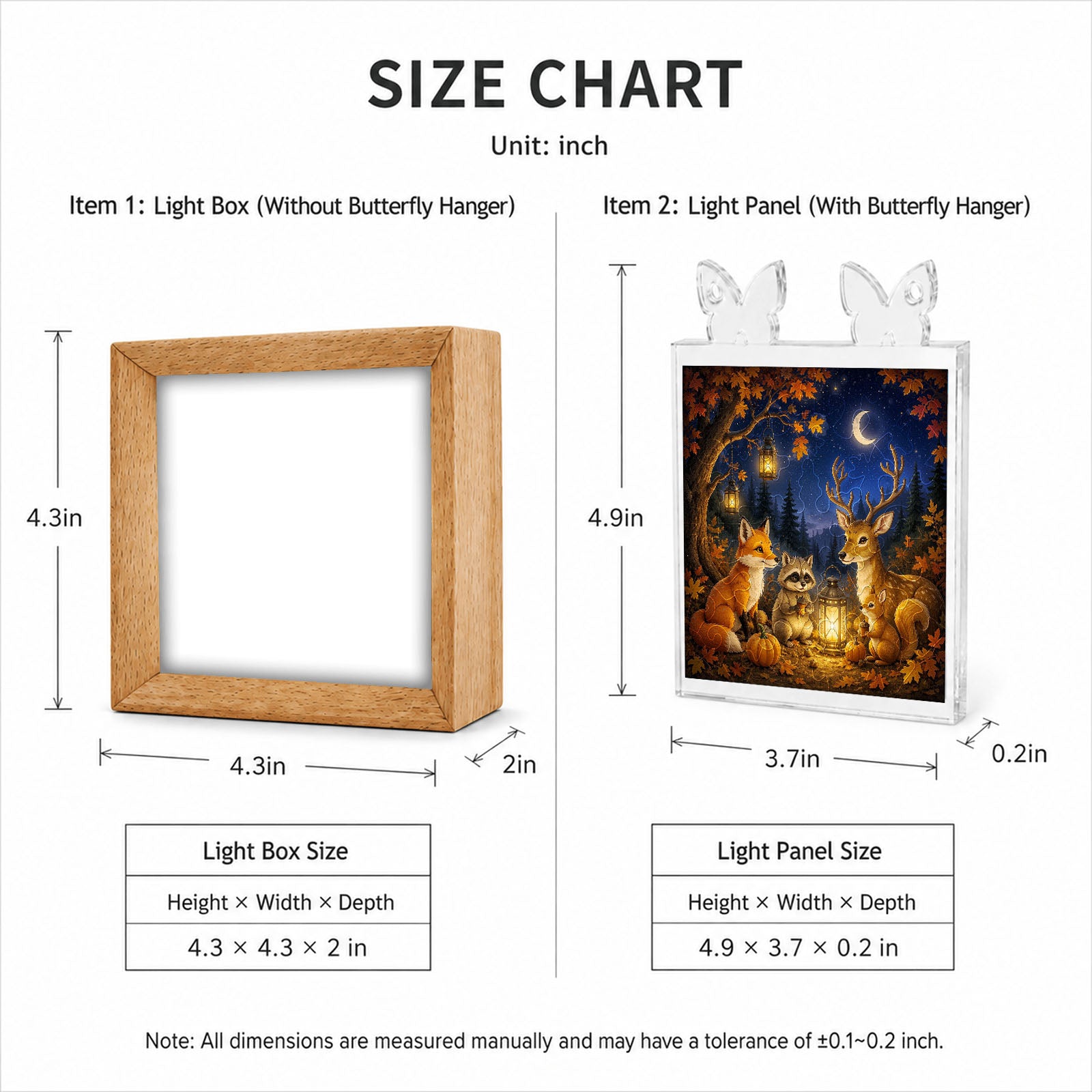 kaayee-night-light-woodland-harvest-acrylpuzzle-leuchte-holzrahmen image 4