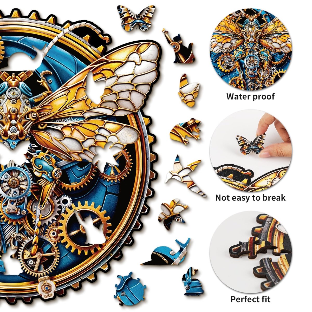 kaayee-retro-mechanical-butterfly-holzpuzzle-medium image 2
