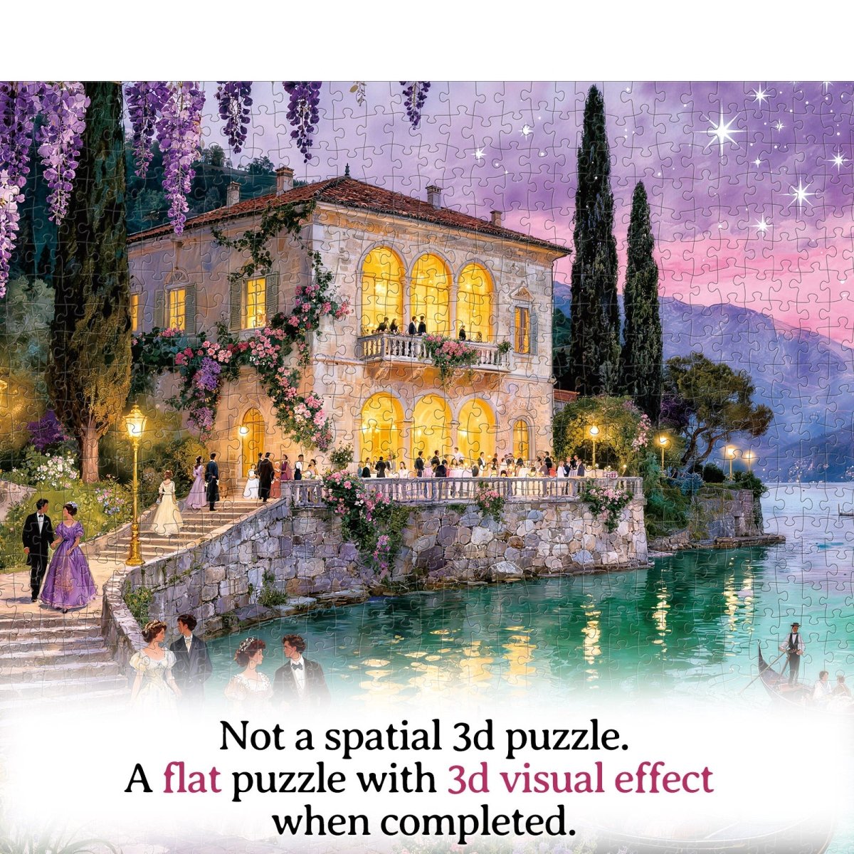 kaayee-cardboard-puzzle-starlit-lakeside-ball-1000-teile-puzzle image 5