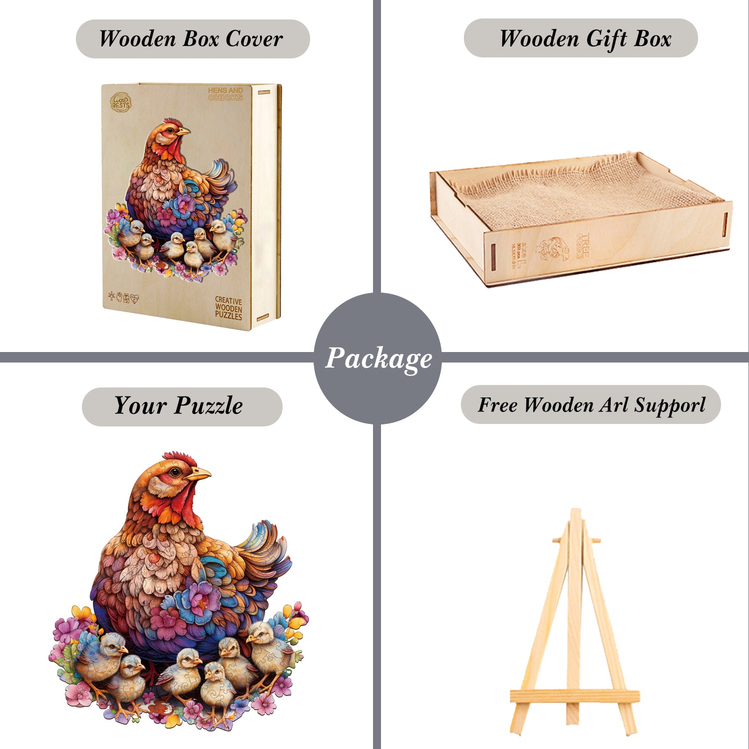jigfoxy-hen-and-chicks-holzpuzzle-m-180-t-huhn image 5