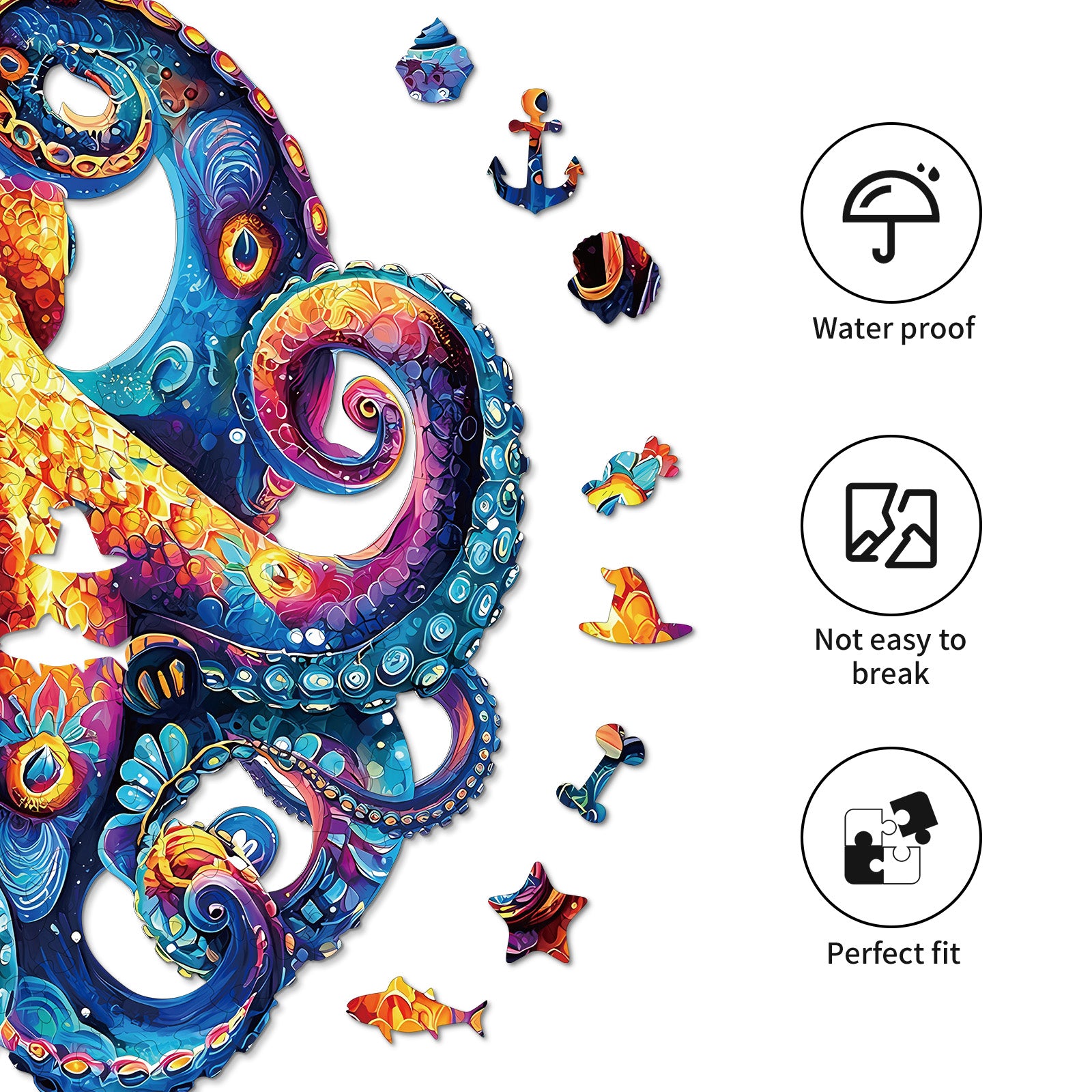 kaayee-wooden-puzzle-octopus-holzpuzzle-klein-tiermotiv-oktopus image 2