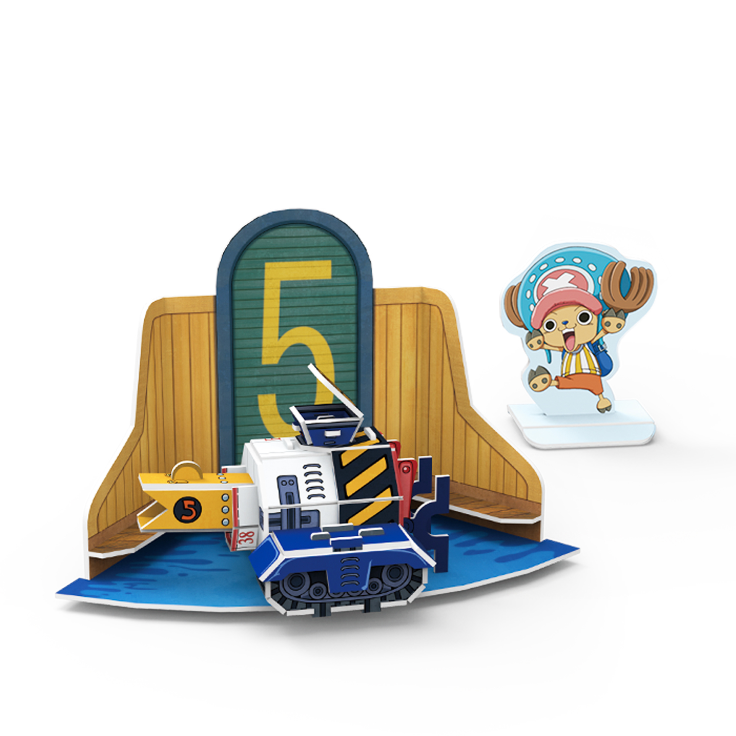cubicfun-pirates-world-ds1069h-brachio-tank-v-3d-puzzle-dino image 2