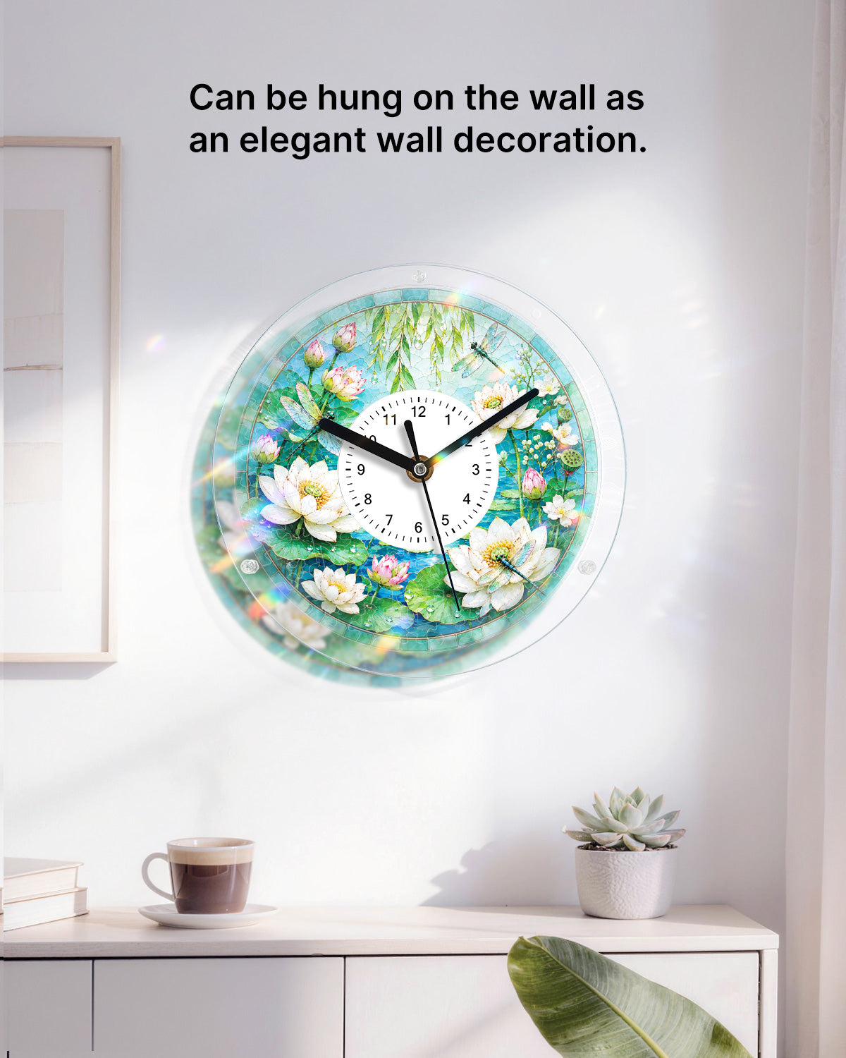 kaayee-clock-kit-lotus-pond-puzzleuhr-regular-acryl-diy image 4