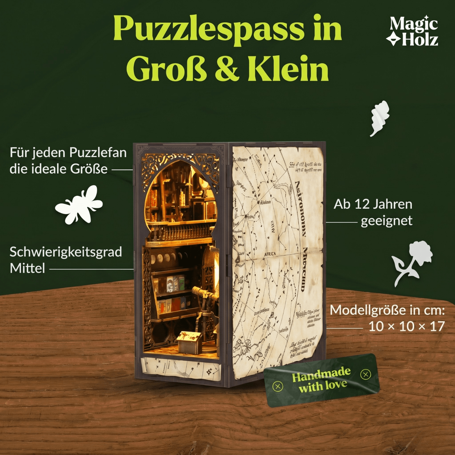 magicholz-book-nook-sternenzauber-astronomie-f-r-mama-mit-karte image 4