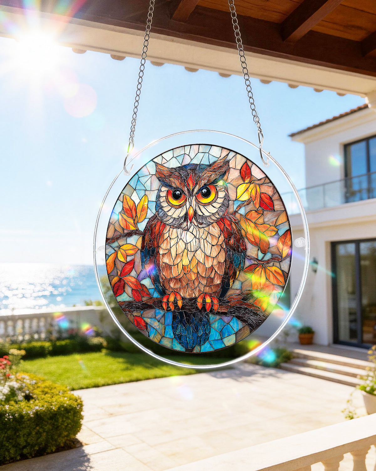 kaayee-suncatcher-autumn-owl-fensterbild-large-22-6-cm image 8