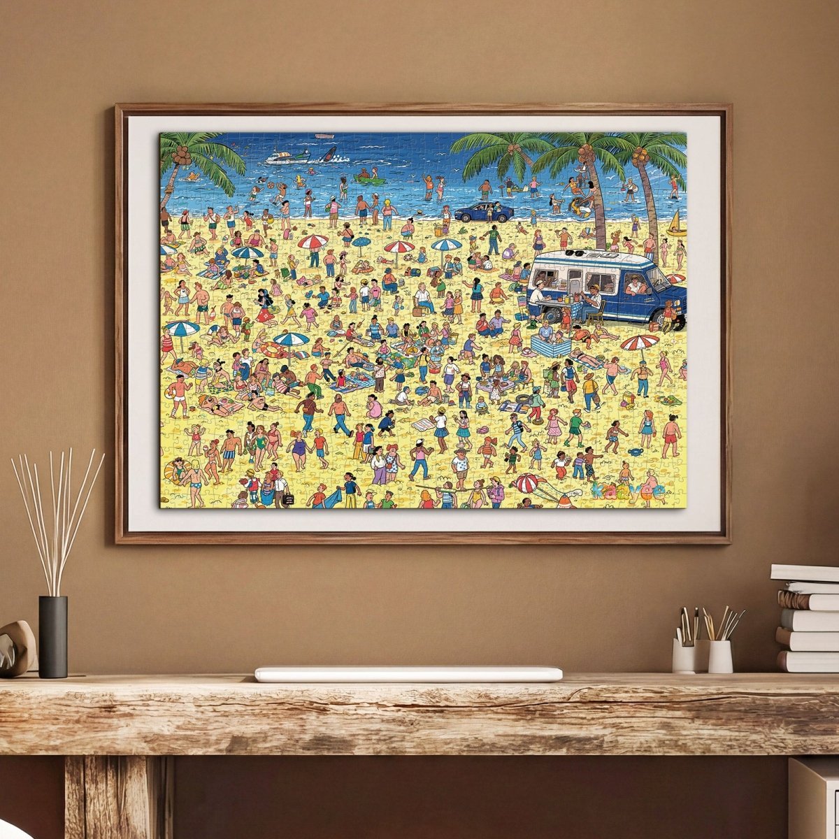 kaayee-1000-teile-puzzle-where-s-zoe-beach-day-strand-suchbild image 6