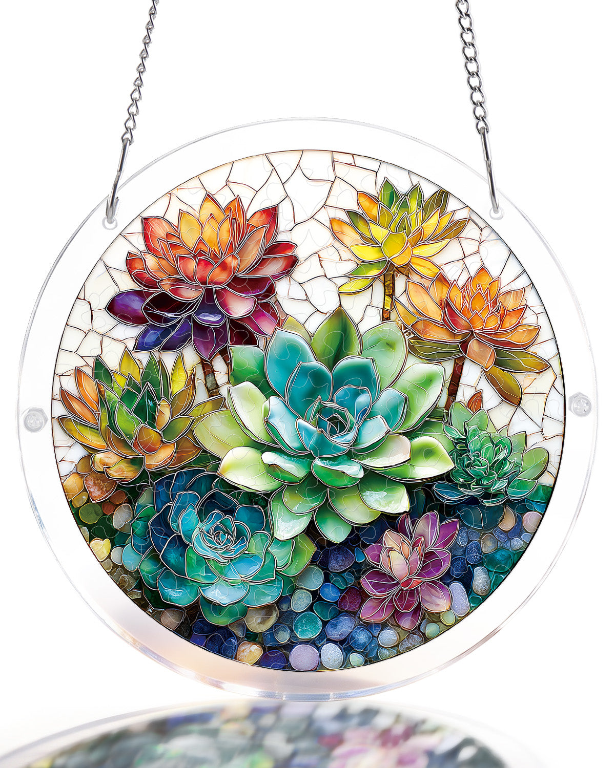kaayee-suncatcher-succulent-garden-acryl-small-18-8-cm image 1