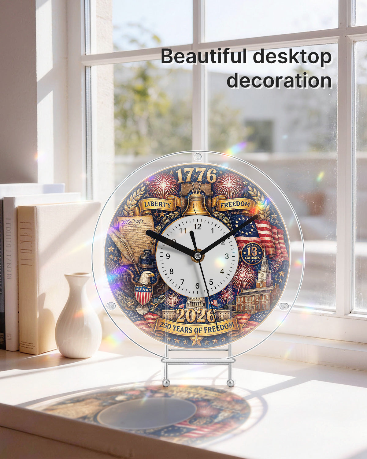 kaayee-clock-kit-puzzle-uhr-250-years-of-freedom-acryl-diy image 5
