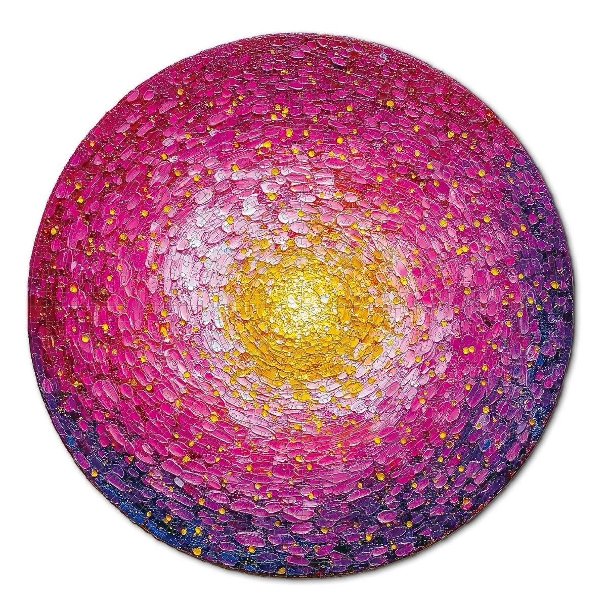 kaayee-cardboard-puzzle-palette-knife-1000-teile-rund image 1
