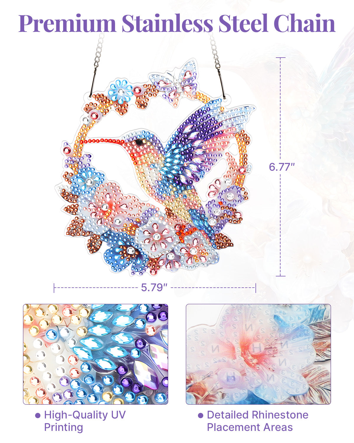 kaayee-suncatcher-hummingbird-diamond-art-bastelset-kolibri image 3