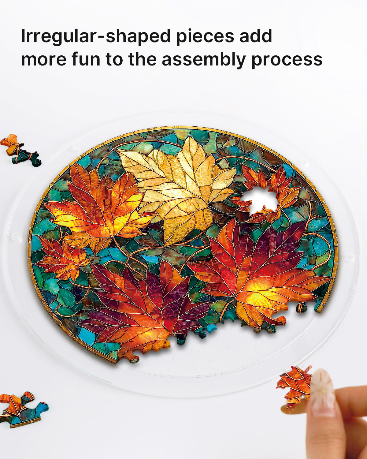 kaayee-suncatcher-puzzle-golden-maple-light-fensterbild-small-gold image 2