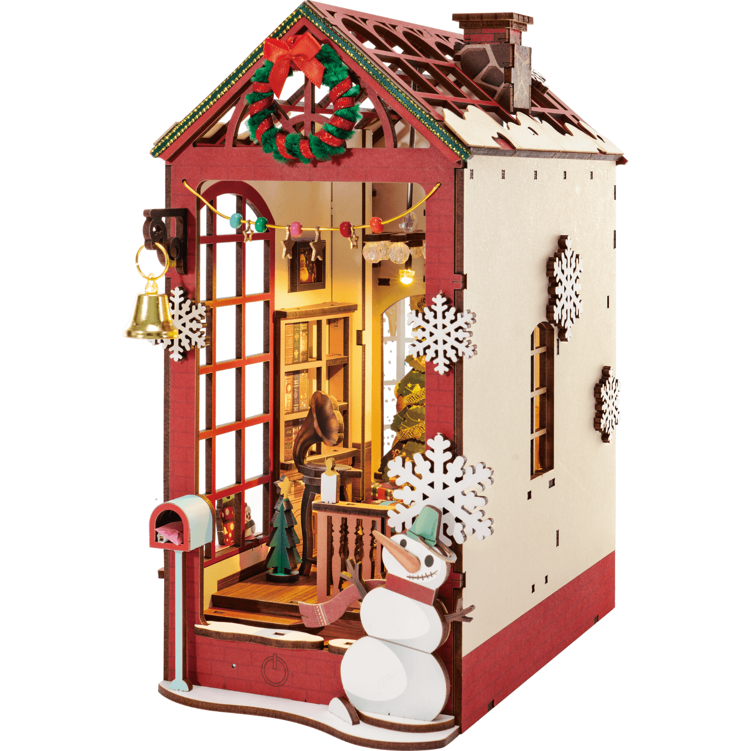 magicholz-book-nook-christmas-indoor-scene-weihnachtsdeko-holz image 8