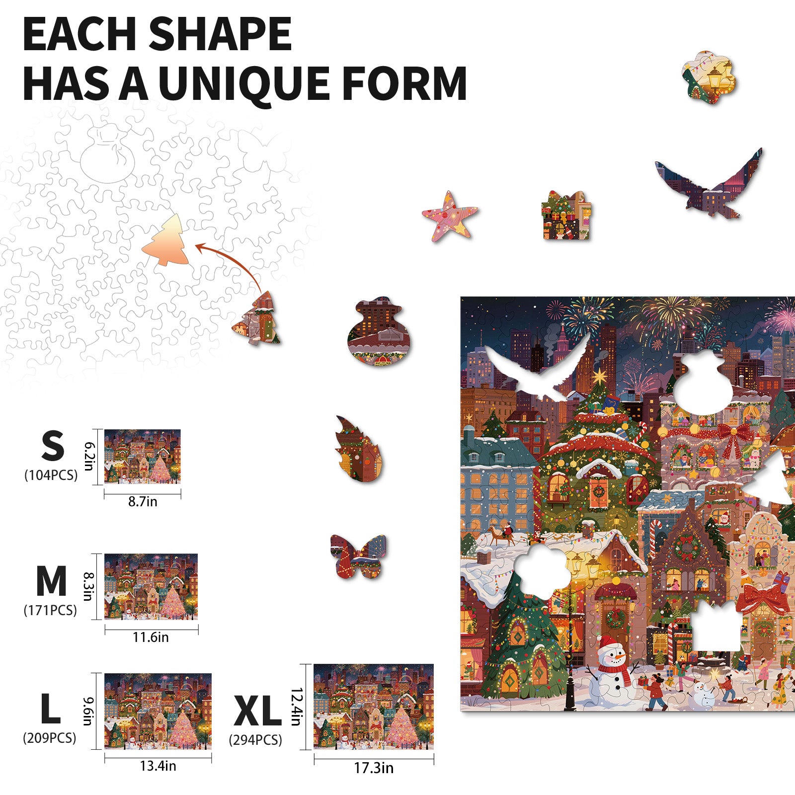 kaayee-wooden-puzzle-christmas-fireworks-town-small-stadt image 3