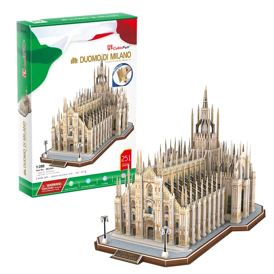 cubic-fun-mc210h-duomo-di-milano-3d-puzzle-expert image 1