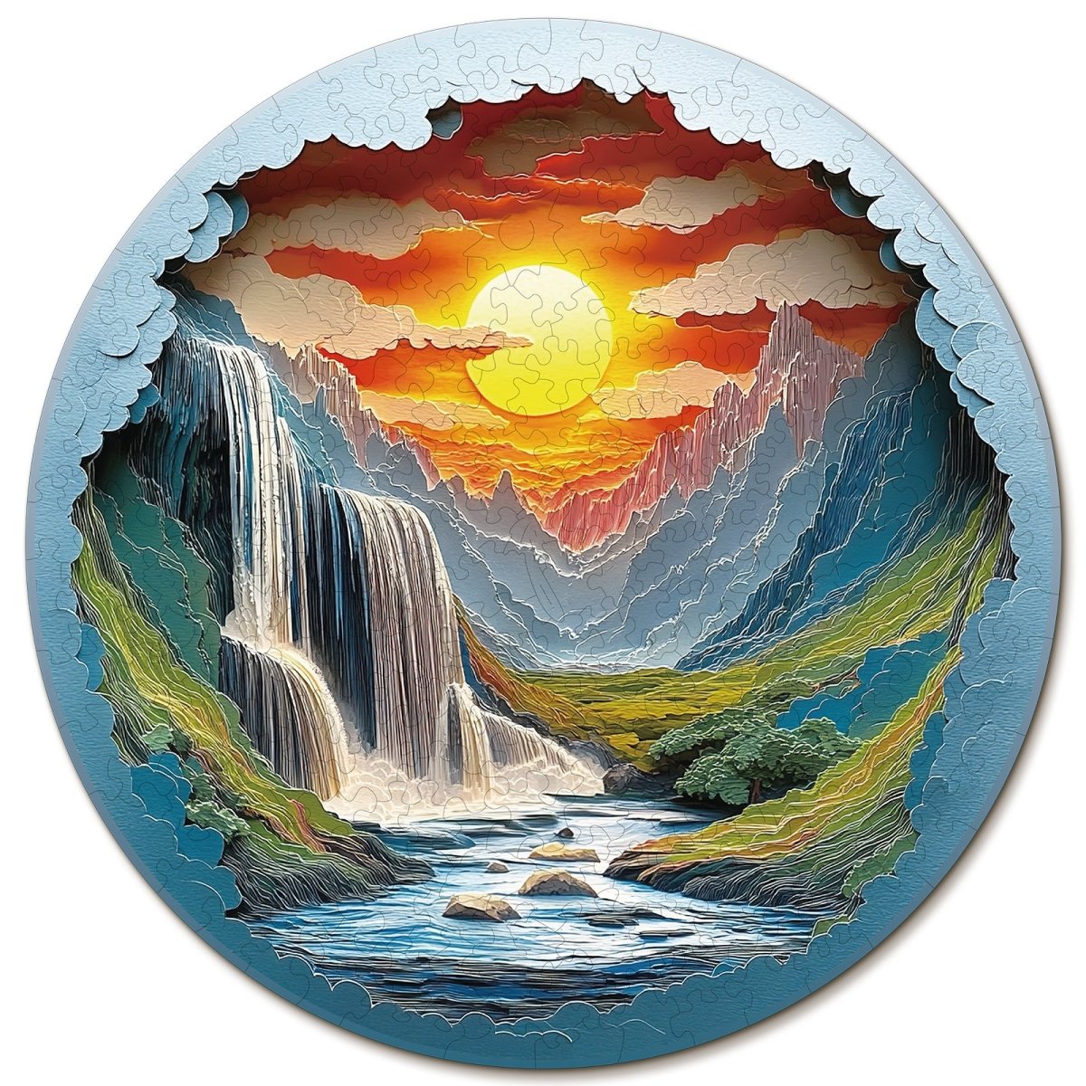 kaayee-wooden-puzzle-beautiful-gorge-holz-medium image 1