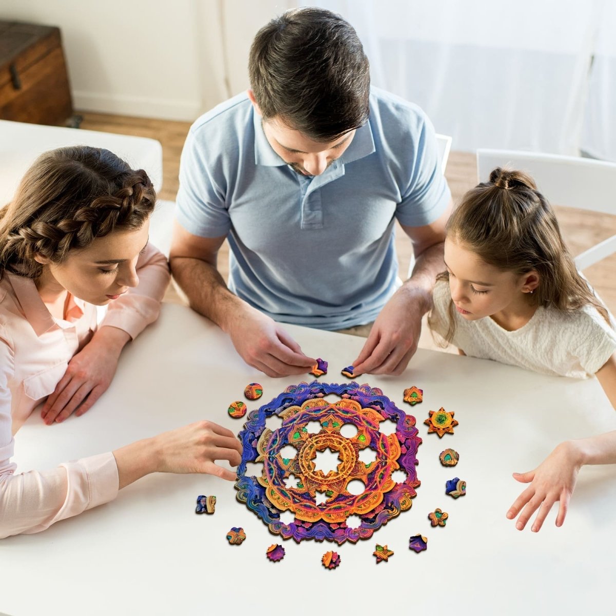 kaayee-wooden-puzzle-mandala-4-holzpuzzle-medium-ornament image 6