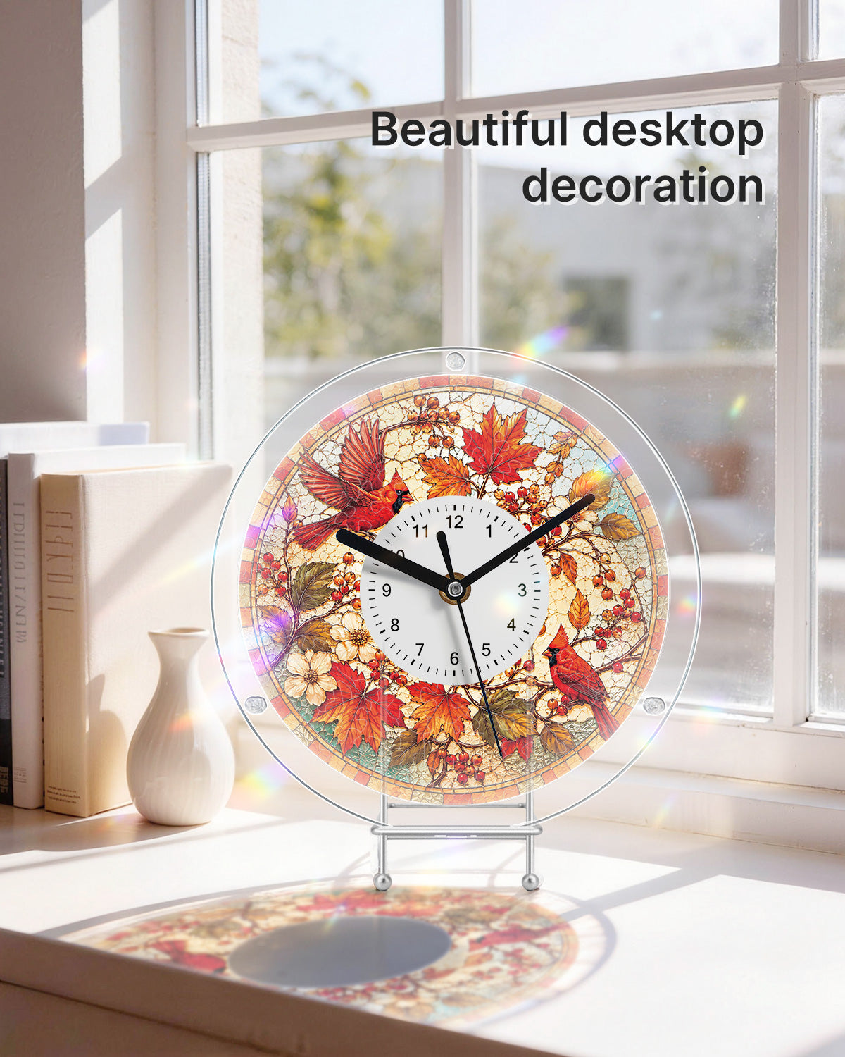 kaayee-clock-kit-autumn-cardinal-puzzle-uhr-regular-herbst image 5