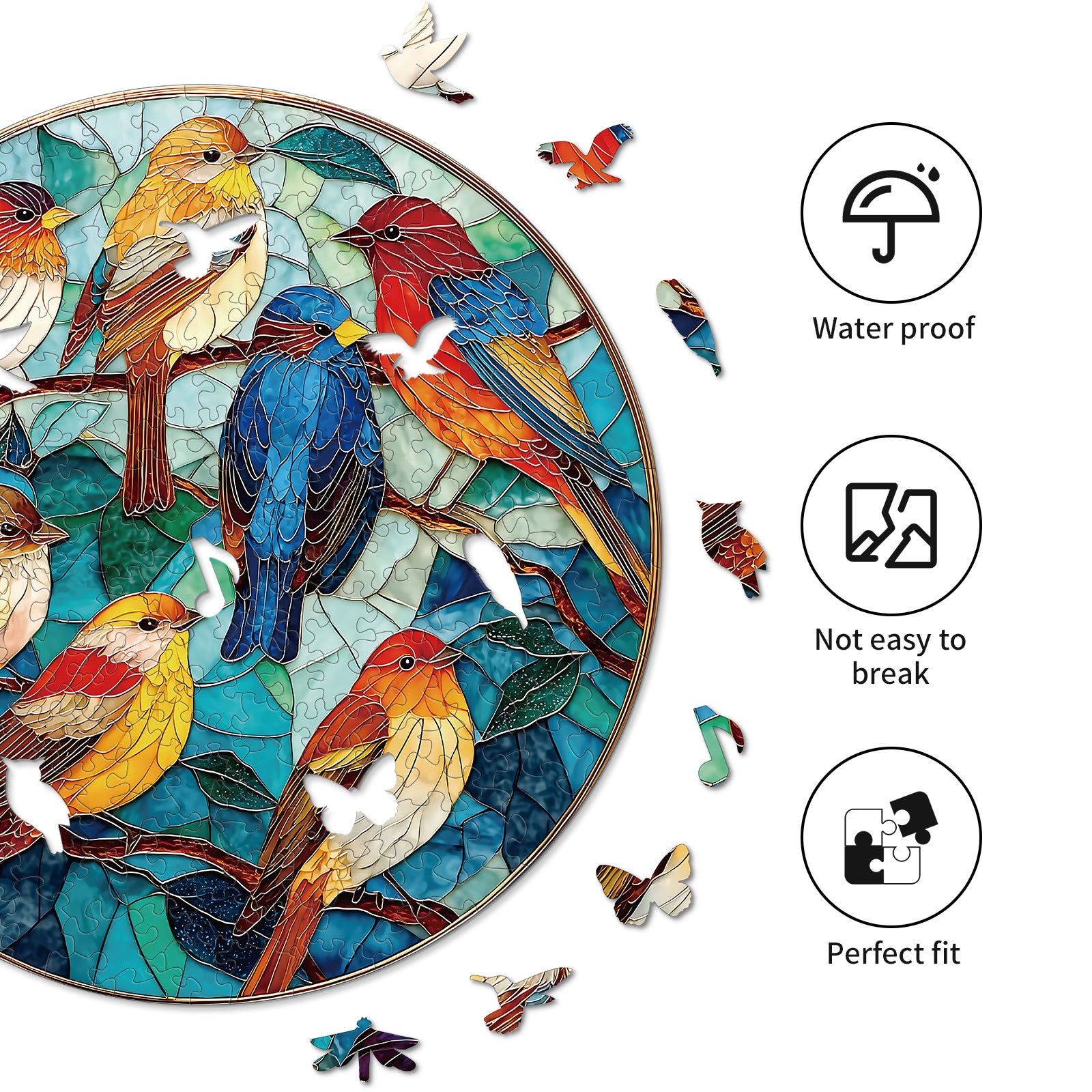 kaayee-wooden-puzzle-harmony-of-wings-holzpuzzle-medium-vogel image 2