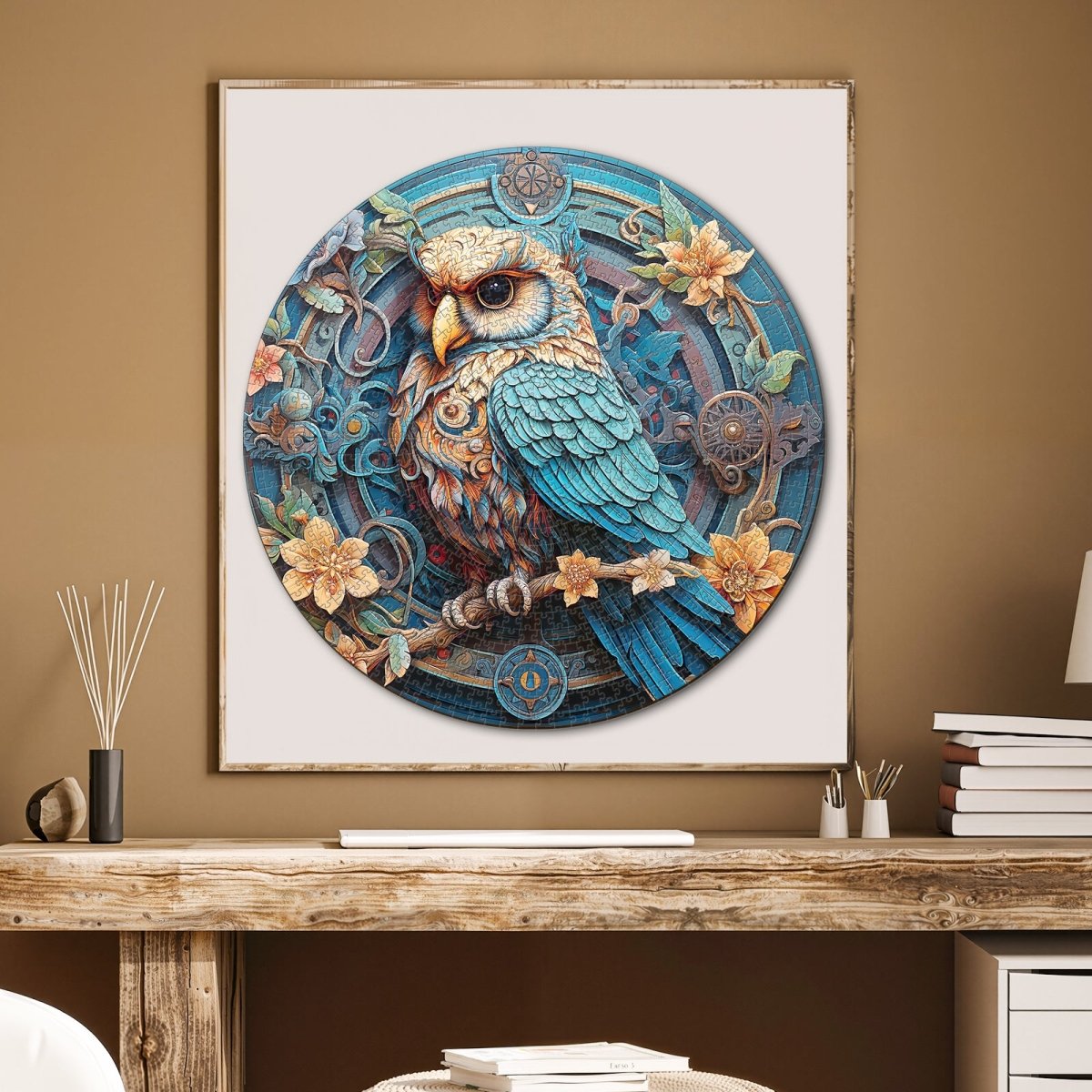 kaayee-cardboard-puzzle-wise-owl-1000-teile-standard image 5