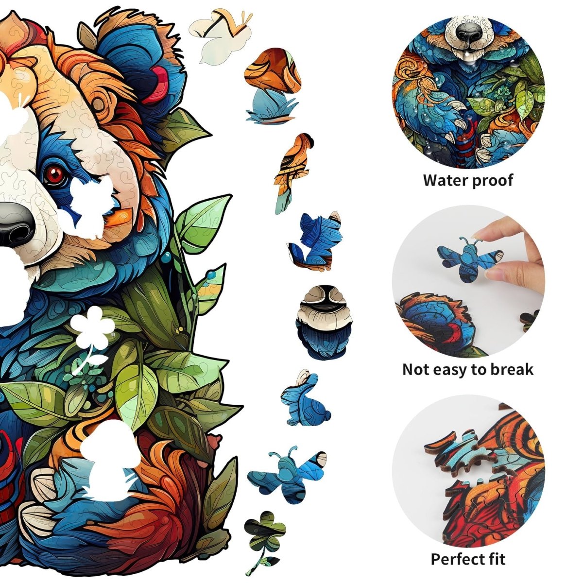kaayee-wooden-puzzle-lovely-panda-holzpuzzle-mittel-panda image 2