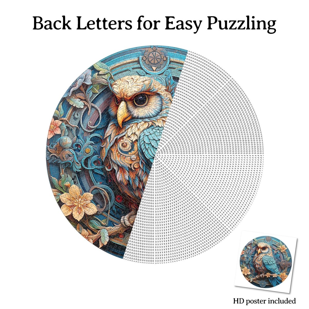 kaayee-cardboard-puzzle-wise-owl-1000-teile-standard image 8