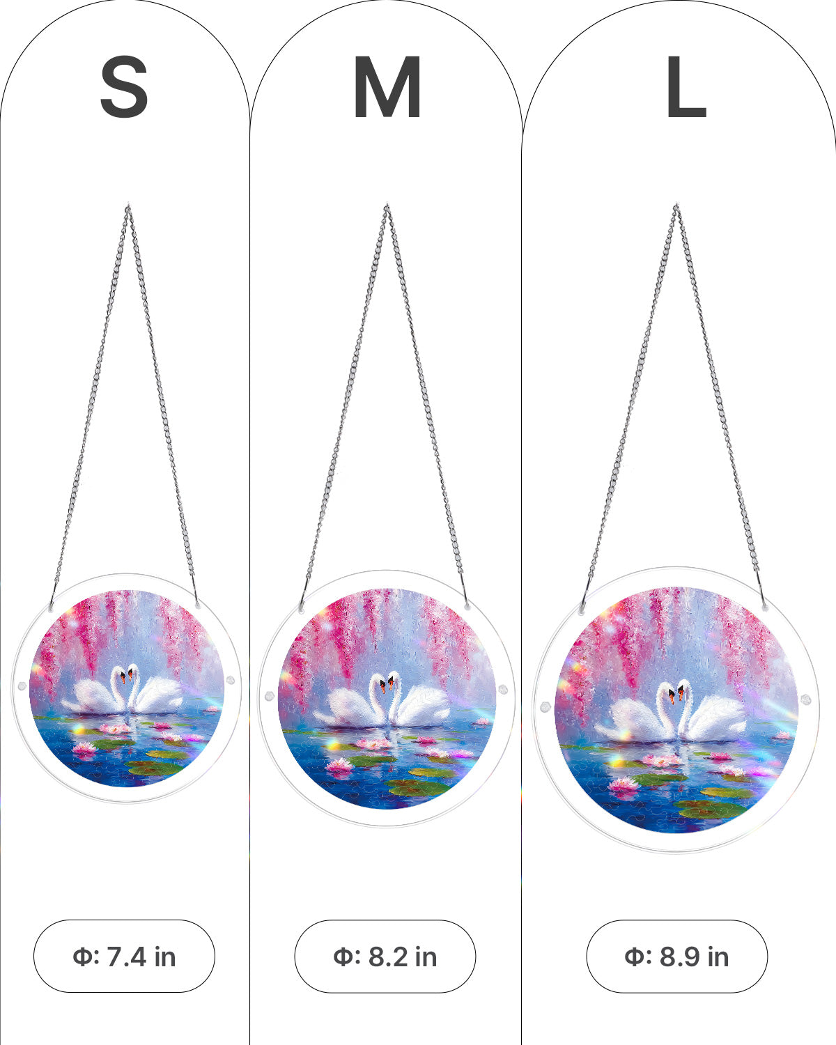 kaayee-suncatcher-puzzle-swans-blossom-suncatcher-small image 5