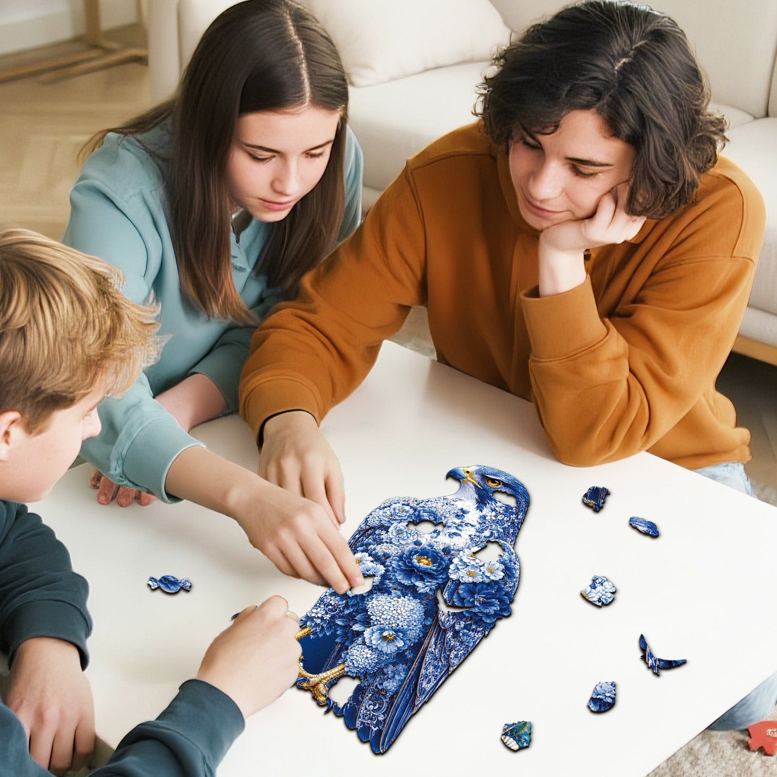 kaayee-blue-blossom-eagle-holzpuzzle-medium-adler image 7