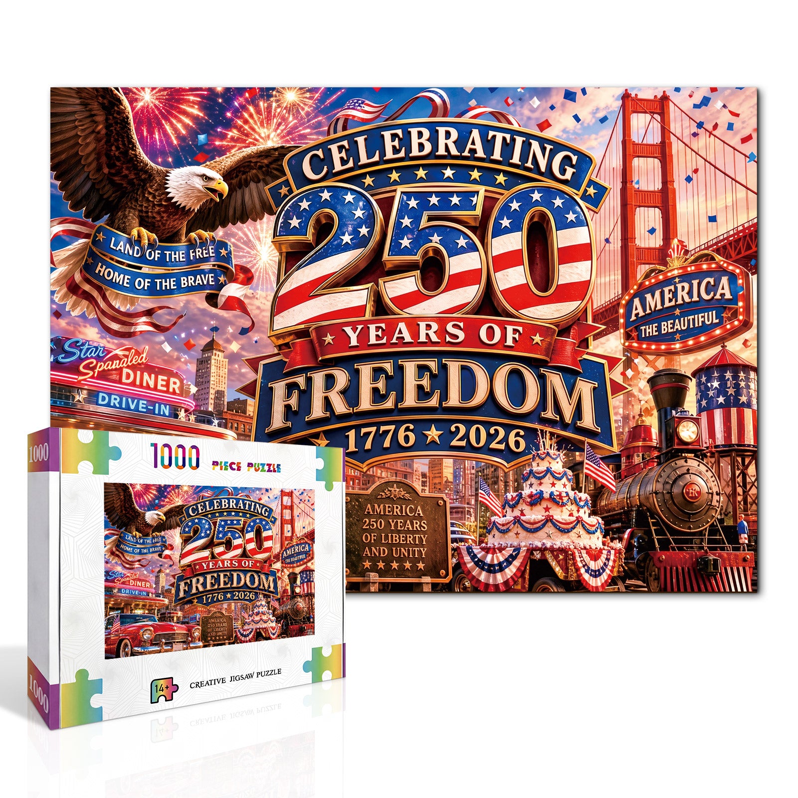 kaayee-freedom-250-puzzle-1000-teile-eco-white-board image 2