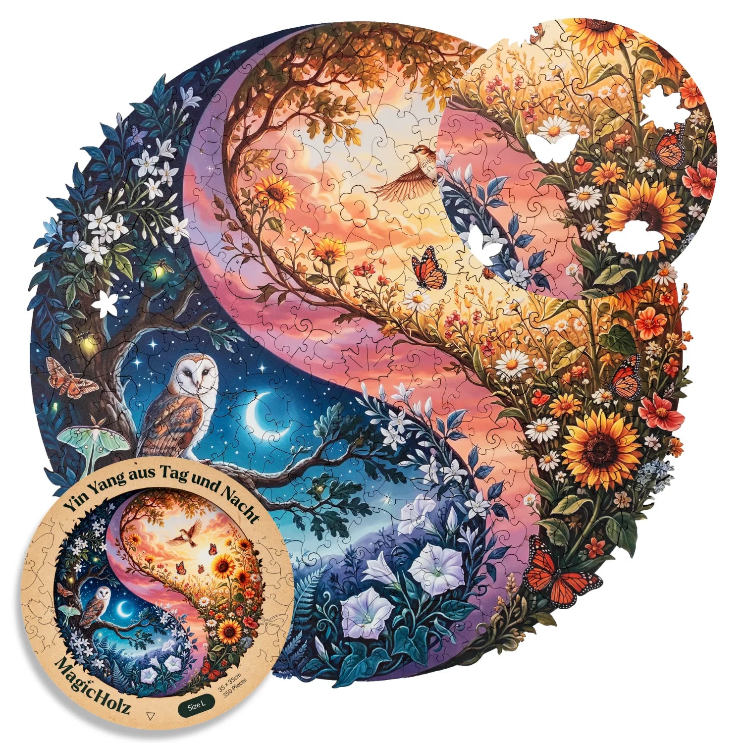magicholz-yin-yang-tag-nacht-mandala-holzpuzzle-350-teile image 7