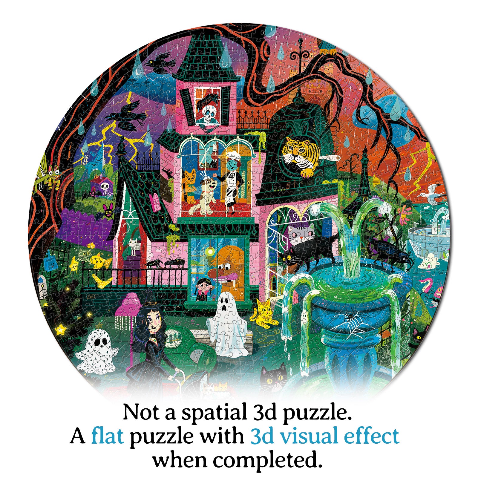 kaayee-haunted-manor-puzzle-1000-teile-eco-white-board-grusel image 5