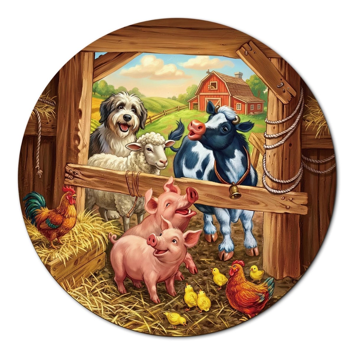 kaayee-cute-critter-farm-puzzle-1000-teile-standard image 1