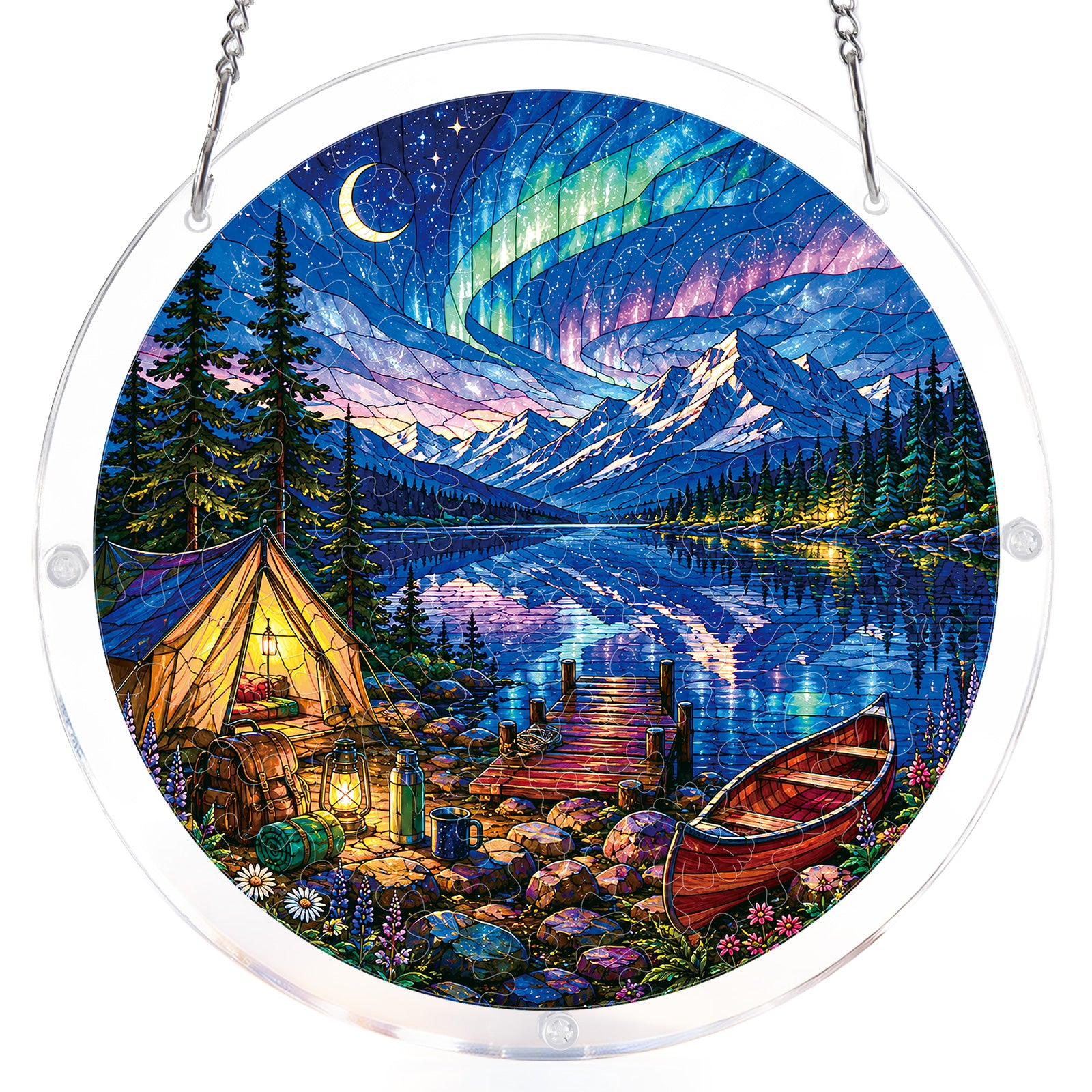 kaayee-suncatcher-puzzle-aurora-lakeside-fensterbild-medium image 7