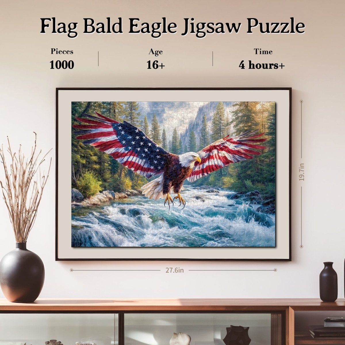 kaayee-cardboard-puzzle-flag-bald-eagle-2-1000-teile-eco image 5