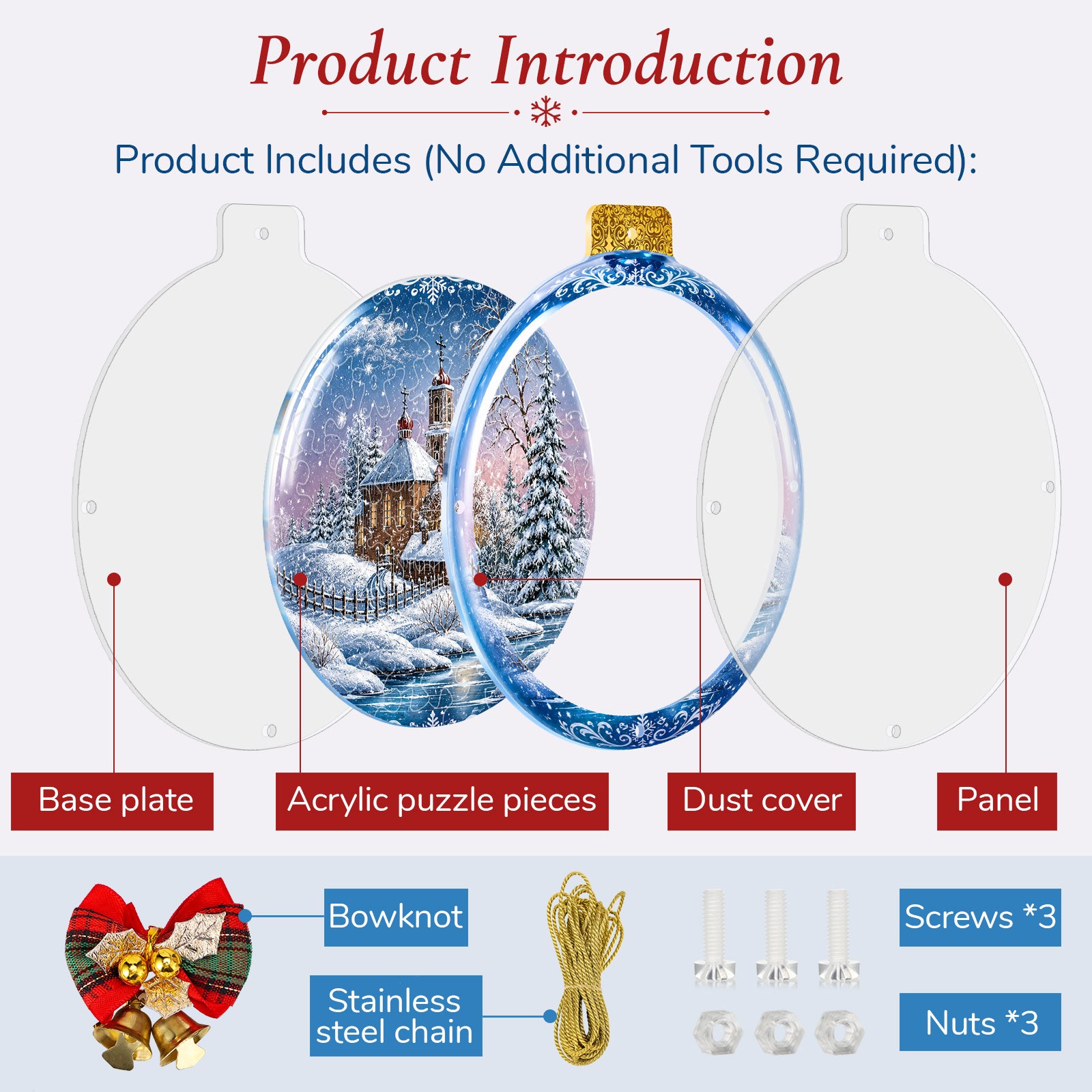 kaayee-suncatcher-puzzle-snowy-christmas-chapel-sonnenf-nger-15cm image 7