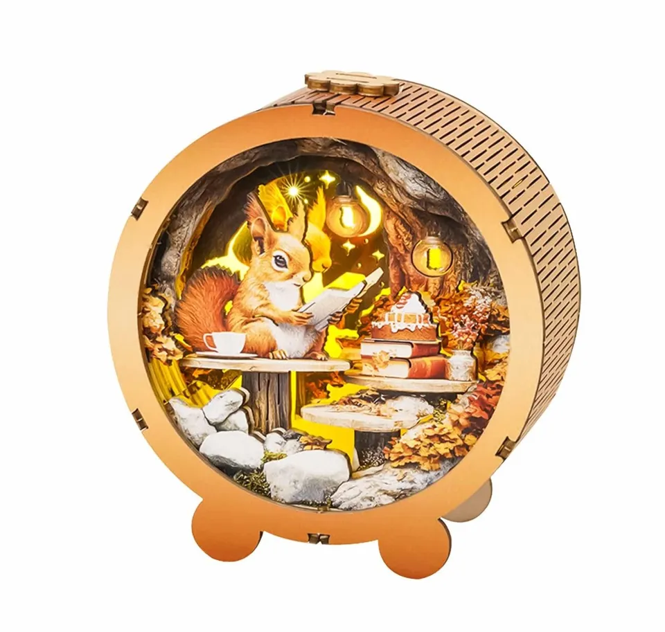 kaayee-squirrel-s-cozy-corner-nachtlicht-3d-holz-usb image 1