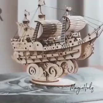magicholz-3d-puzzle-segelschiff-holz-118-teile image 2