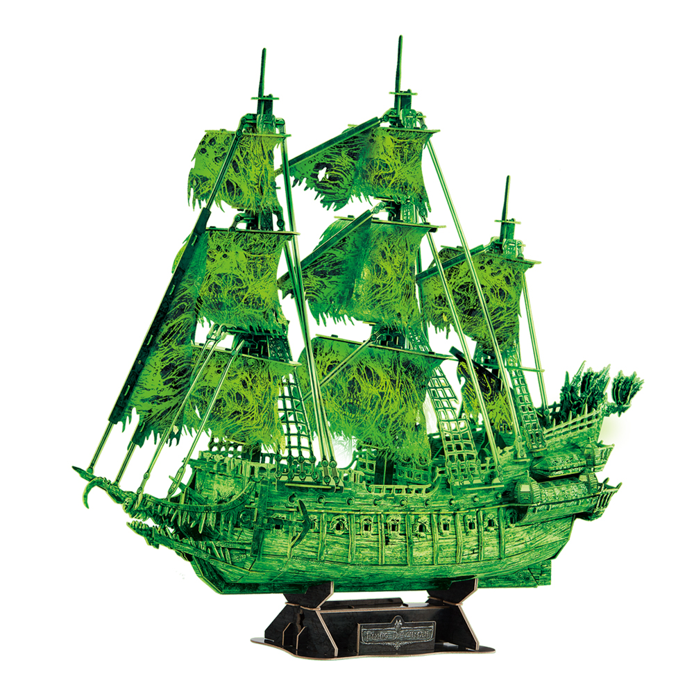 cubicfun-pirates-world-t4041h-flying-dutchman-3d-puzzle-schiff image 2
