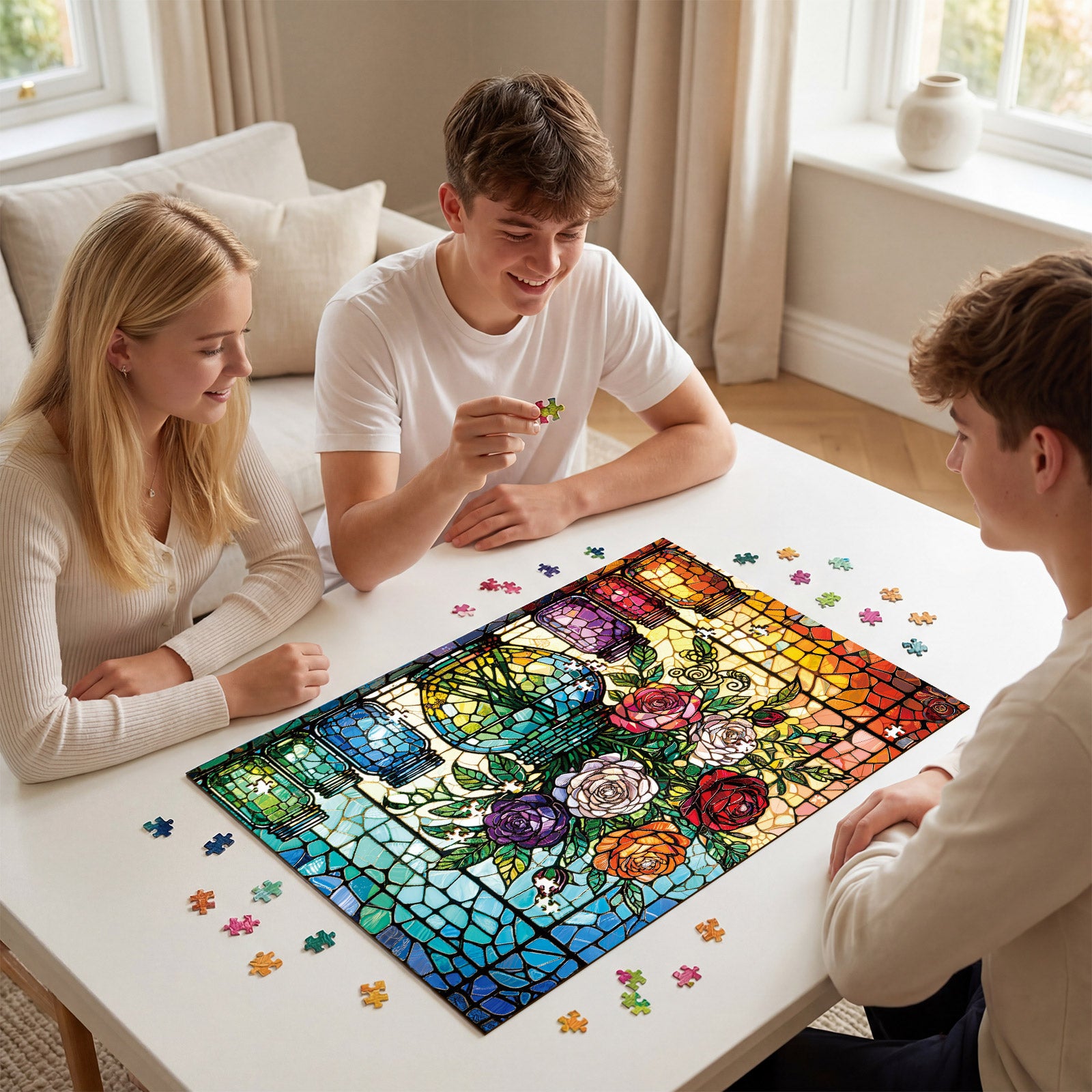 kaayee-blooming-radiance-puzzle-1000-t-standard-blumen image 4