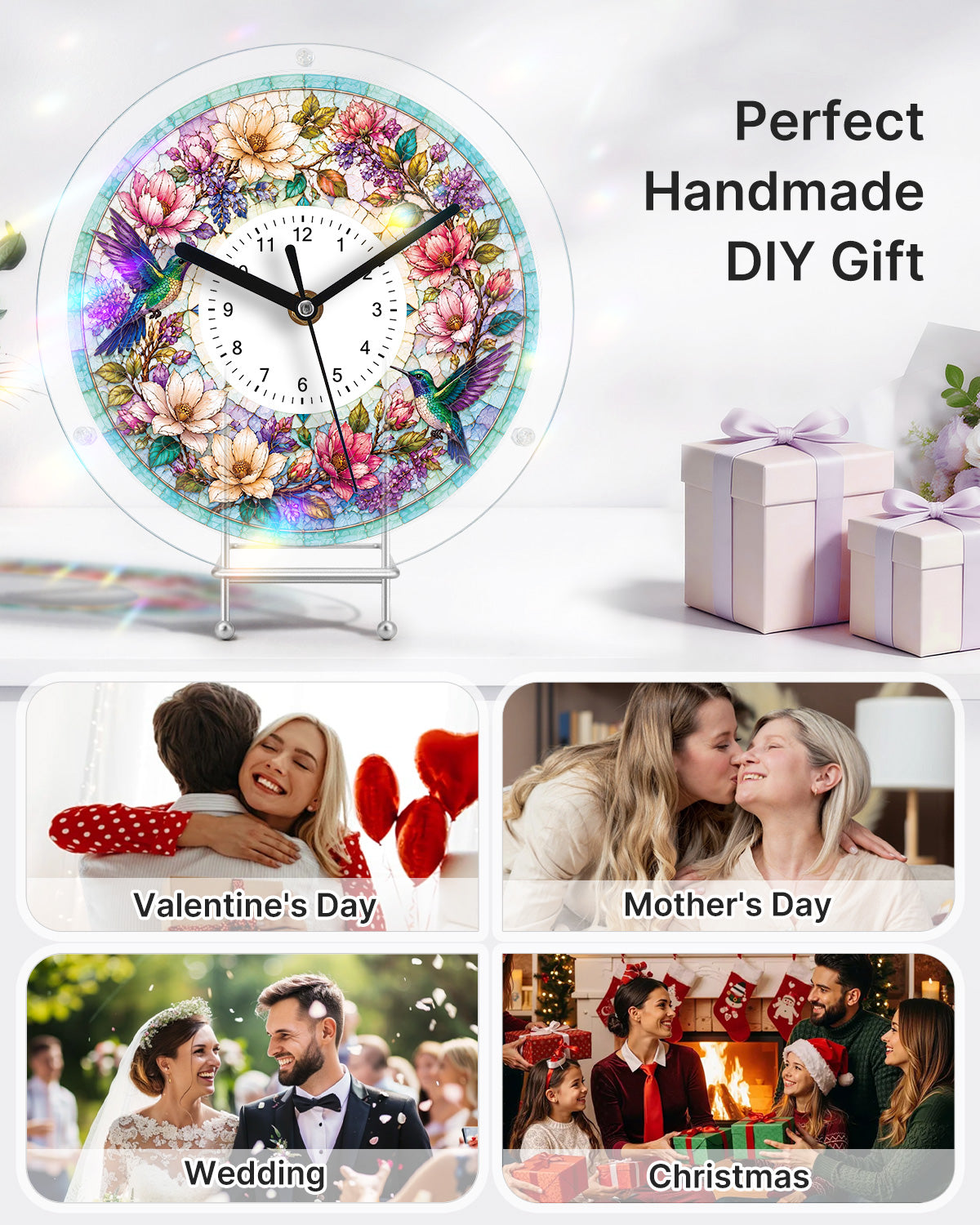 kaayee-clock-kit-hummingbird-garden-puzzle-uhr-regular image 7