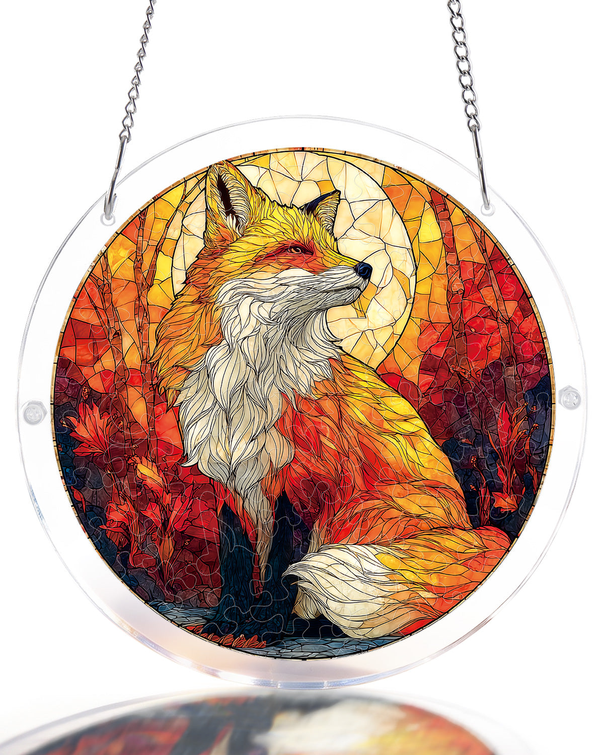 kaayee-suncatcher-puzzle-fox-glow-light-suncatcher-fuchs-small image 1