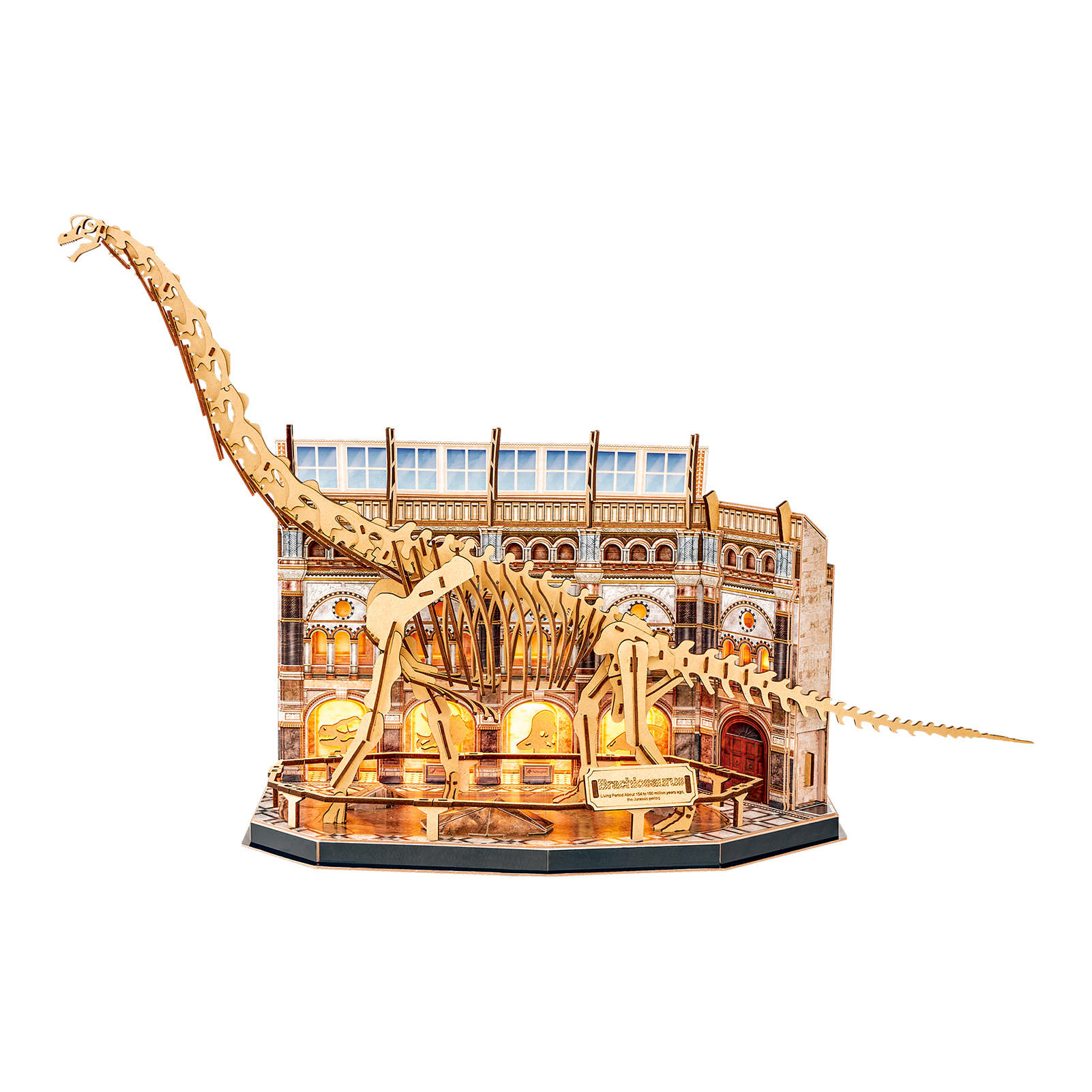 cubicfun-museum-collection-l544h-brachiosaurus-3d-puzzle-dinosaurier image 2