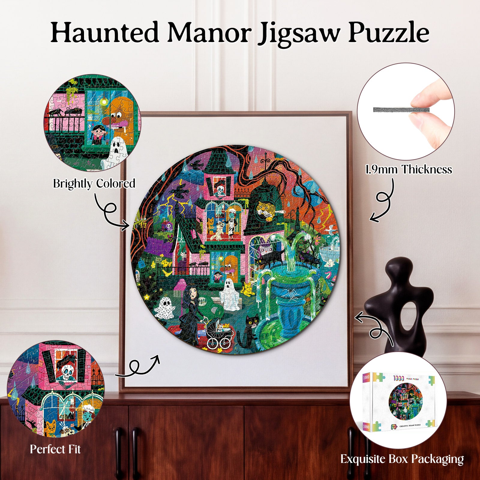 kaayee-haunted-manor-puzzle-1000-teile-eco-white-board-grusel image 3