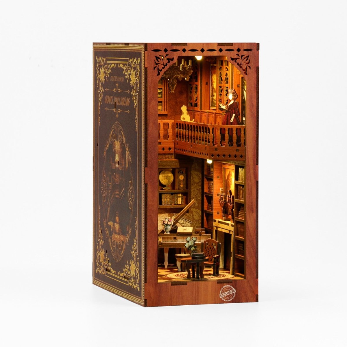 kaayee-book-nook-kit-grimm-s-house-b-cherregal-deko-mit-licht image 3