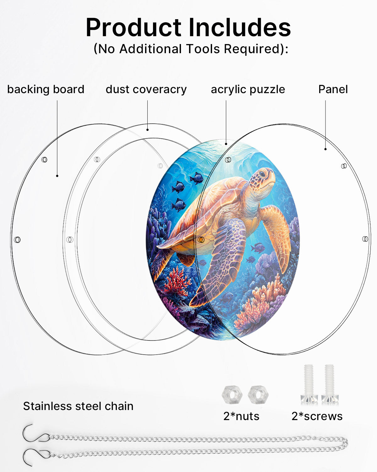 kaayee-suncatcher-puzzle-starsea-turtle-suncatcher-small image 6