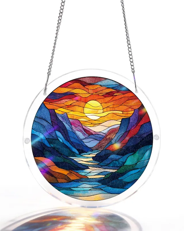 kaayee-suncatcher-moonlit-riverscape-fensterbild-large image 1