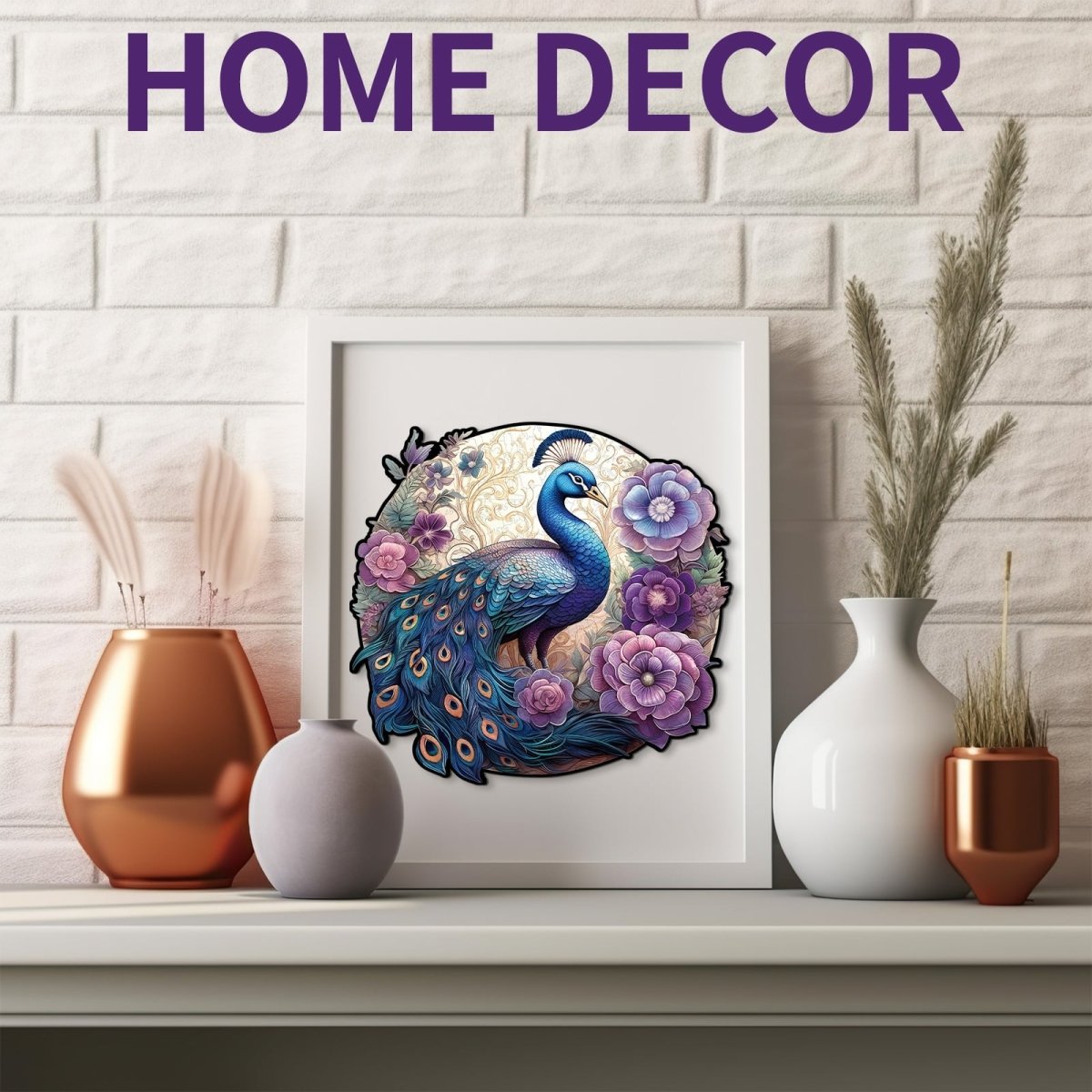 kaayee-charming-peacock-holzpuzzle-medium-pfau-v-gel image 5