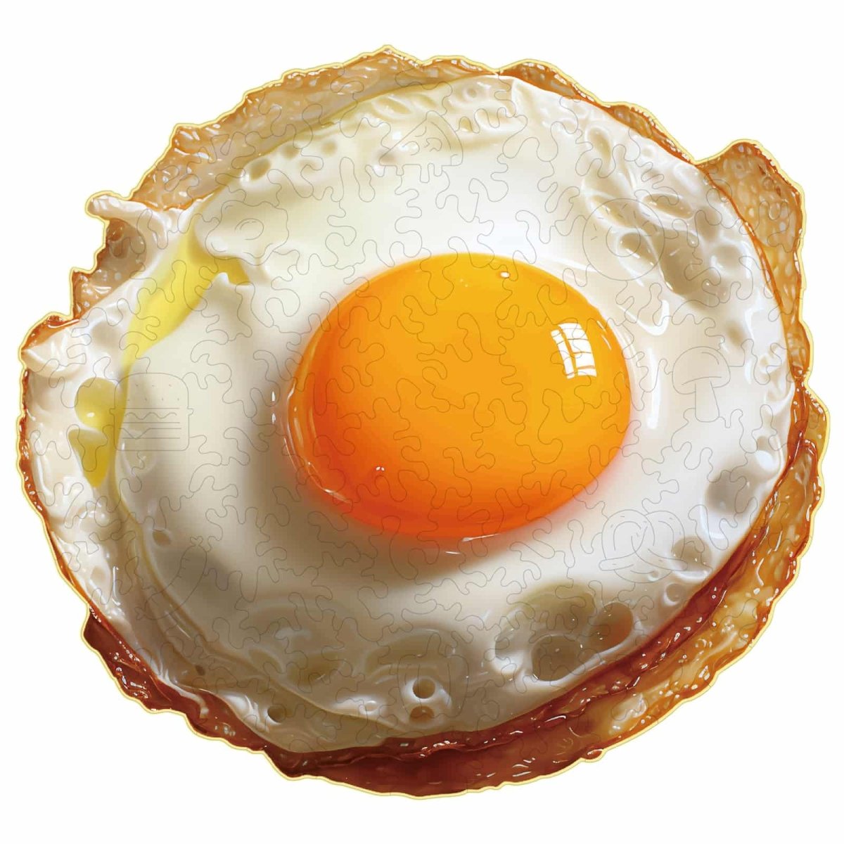 kaayee-fried-egg-holzpuzzle-klein-mit-spiegelei-motiv image 1